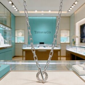 Elegant Silver Chain Necklace by Tiffany & Co.